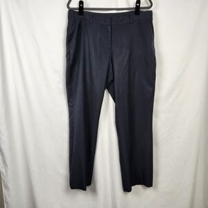 Regeneration Cintas Womens Navy Caton‎ Dress Pants Straight Leg Sz 14